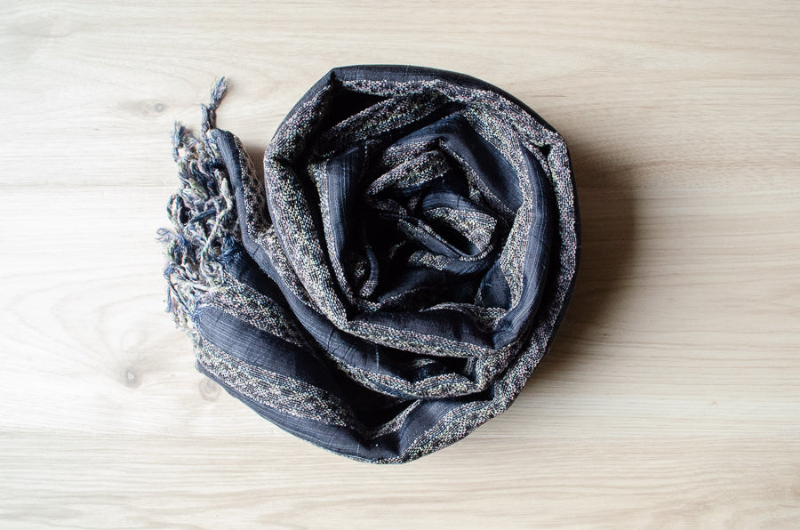 Hand-loomed Silk Scarf