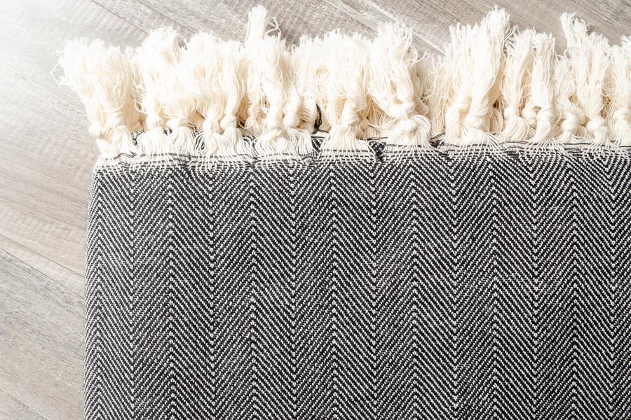 Herringbone Cotton Blanket - Indigo Traders