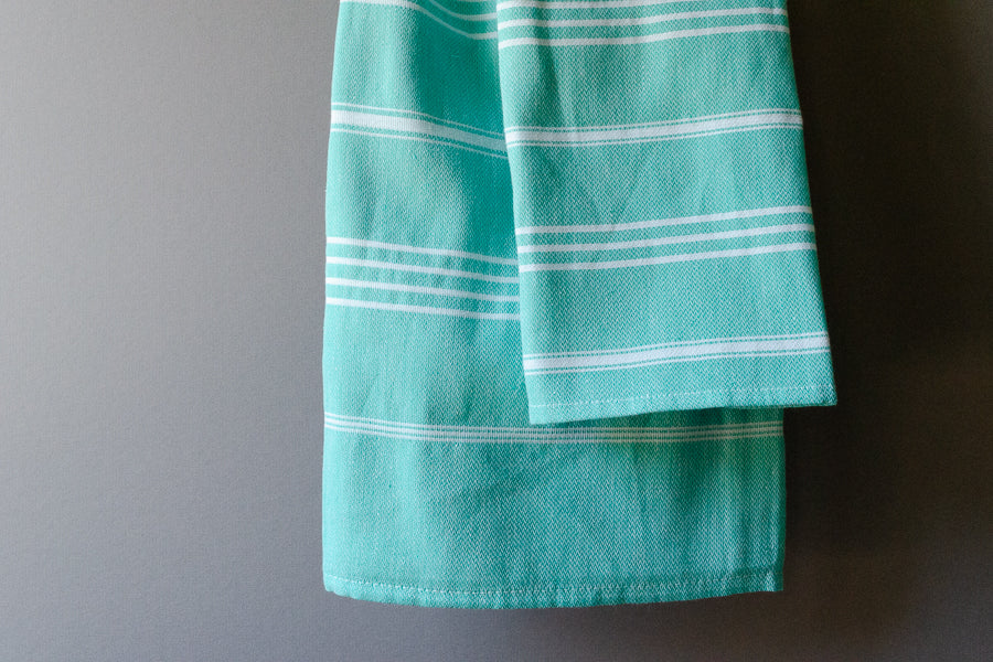 Fringeless Turkish Towels - Indigo Traders