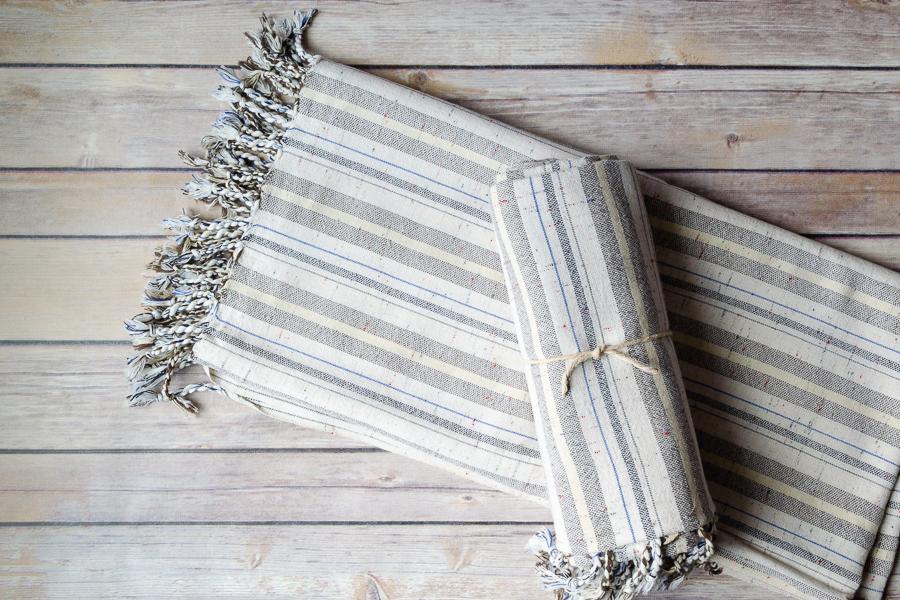 Nihaya Linen Towel - Indigo Traders