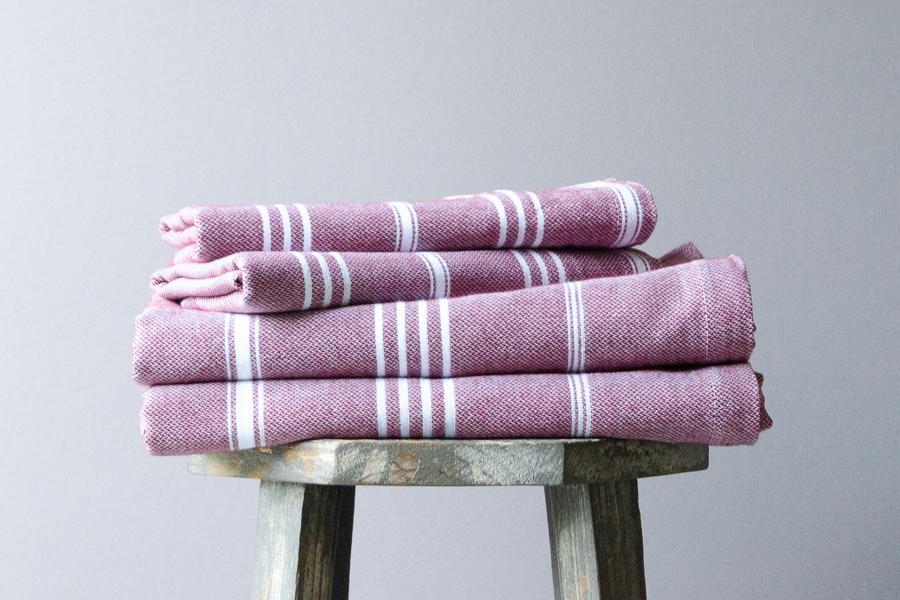 Fringeless Turkish Towels - Indigo Traders