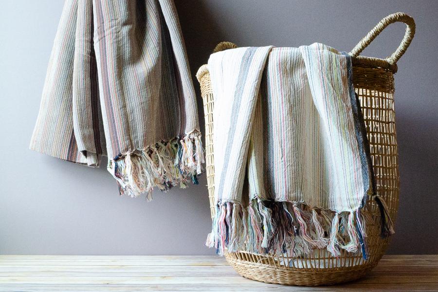 Ella Linen Towel - Indigo Traders