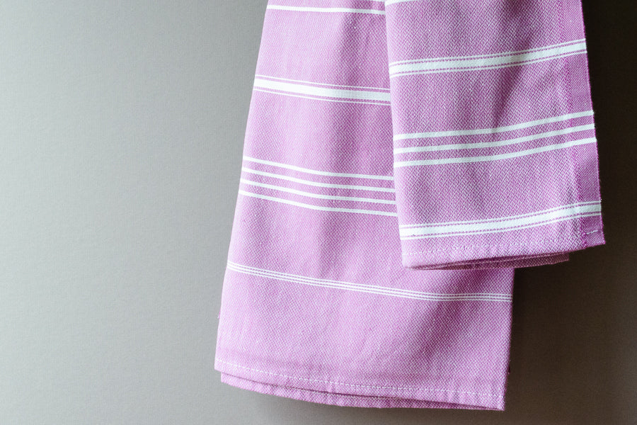 Fringeless Turkish Towels - Indigo Traders