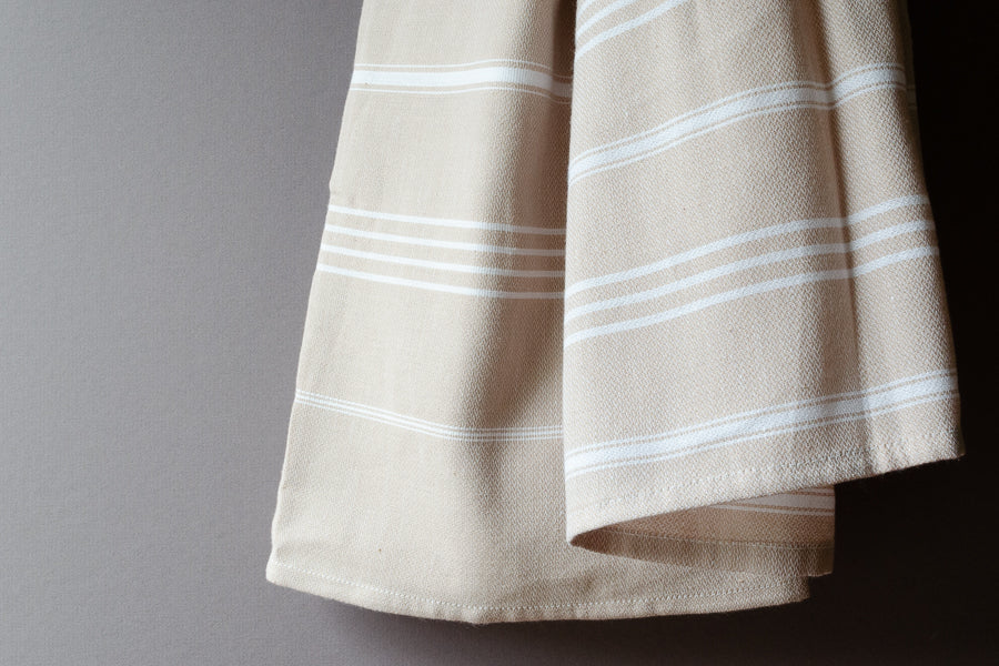 Fringeless Turkish Towels - Indigo Traders